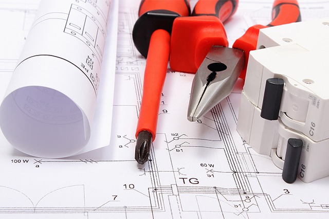 new build drawing and tools